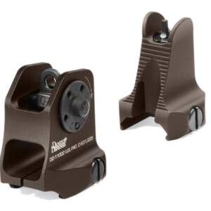 DANIEL DEFENSE FRONT/REAR SIGHT COMBO BROWN