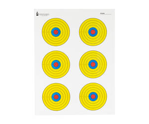 ACTION TGT BRIGHT 6 BULLSEYE 100PK