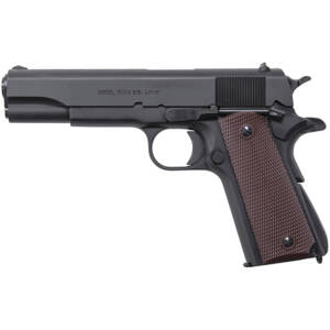 AO 1911 45ACP 5 GI SPEC BROWN PLASTIC GRIPS 7RD