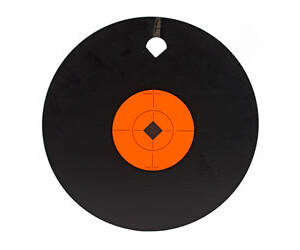 B/C 8" GONG ONE HOLE 3/8" AR500 STL