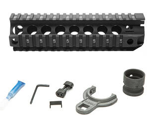 BCM GUNFTR QUAD RAIL 556 8" BLK