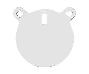 B/C 6" 3/8" STEEL TRGT ROUND PLATE