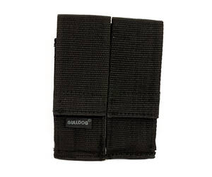 BULLDOG DBL MAG HLDR BLK