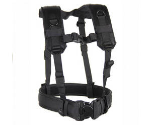 BH LOADBEARING SUSPENDERS/HRNS BLK