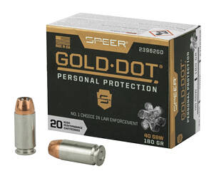 SPR GOLD DOT 40SW 180GR HP 20/200