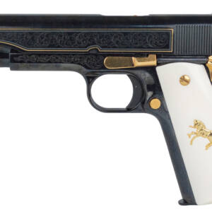 CLT CLASSIC 1911 45ACP POLISHED GOLD ENGRAVED