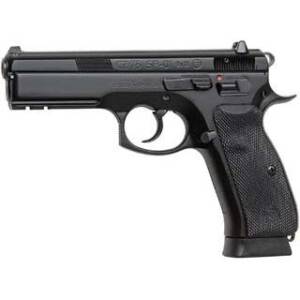 CZ 75 SP-01 9MM 4.6 FS RAIL RUBBER GRIPS 18RD