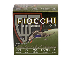 FIOCCHI 20GA #2 FLYWAY STEEL 25/250