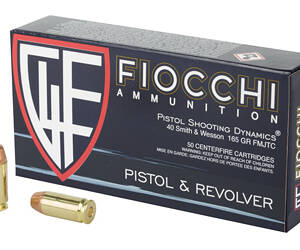 FIOCCHI 40SW 165GR FMJ 50/1000