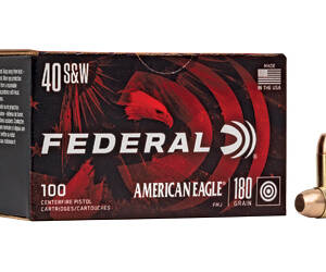 FED AM EAGLE 40S&W 180GR FMJ 100/500