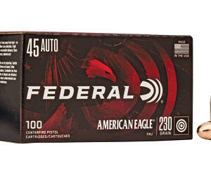 FED AM EAGLE 45ACP 230GR FMJ 100/500