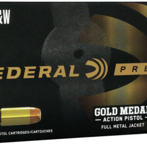 FED GOLD MEDAL ACTION 40SW 180GR FMJ 50/10
