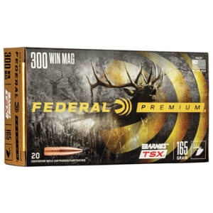 FED PREMIUM 300WIN 165GR BARNES TSX 20/10