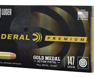 FED GLD MDL ACT 9MM 147GR FMJ 50/500