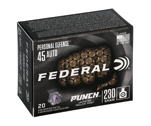 FED PUNCH 45ACP 230GR JHP 20/200