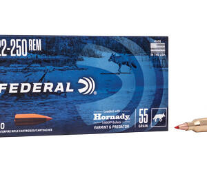 FED V&P 22-250REM 55GR V-MAX 20/200