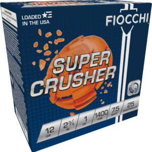 FIO SUPER CRUSHER 12GA 1OZ #7.5 1400FPS 10/10