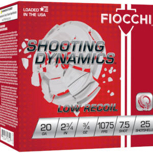 FIO SHOOTING LOW RECOIL 20GA 2.75 #7.5 25/10