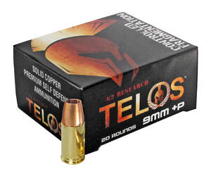 G2R TELOS 9MM +P 92GR 20/500