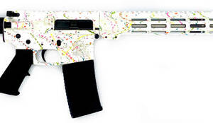 GLFA AR-15 223WYL 16 SS SAVED SPLATTER WHITE 30R