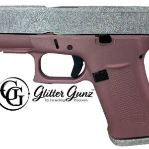 GLOCK 43X MOS 9MM BLUSH DIAMOND GLITTER GUNZ