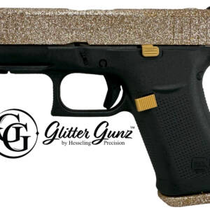 GLOCK 43X MOS 9MM 3.41 GLITTER GUNZ MIDAS