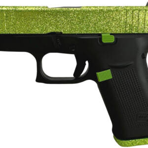 GLOCK 43X 9MM GLITTER GUNZ ZOMBIE GREEN