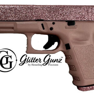 GLOCK 23 40SW ROSE GOLD GLITTER GUNZ