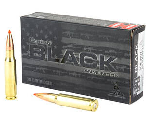 HRNDY BLACK 308WIN 168GR AMAX 20/200