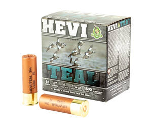 HEVI TEAL 12GA 3" #6 25/250