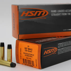 HSM SUBSONIC 357MAG HITEK 230GR HCFN 50/10