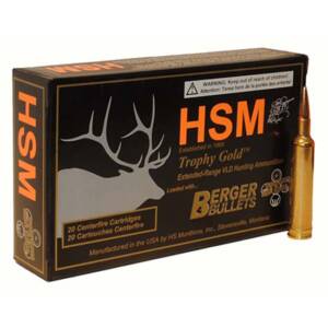 HSM TROPHY GOLD 243WIN 95GR BERGER VLD 20/25