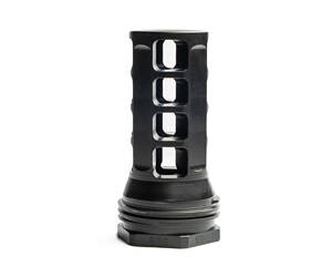 HUX MUZZLE BRAKE QD 338 5/8X24 BLK