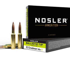 NOSLER 6.5 CREEDMOOR 140GR BT 20/180