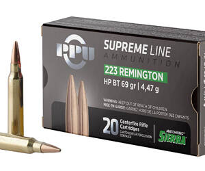 PPU SUPREME 223REM 69GR HPBT 20/1000