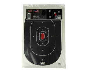 PROSHOT 12X18 SILH SS BLACK 8PK