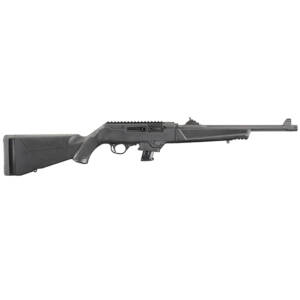 RUG PC CARBINE 9MM 16 FLTD TB BLK SYN 10RD