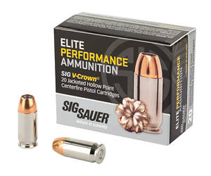 SIG AMMO 45ACP 185GR JHP 20/200
