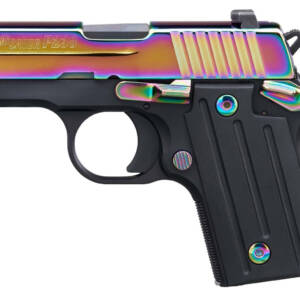 SIG P238 380ACP RAINBOW TITANIUM 2.7 SAO 6RD