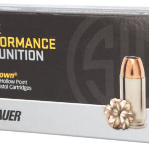 SIG AMMO 40SW 165GR ELITE V-CROWN JHP 50/20