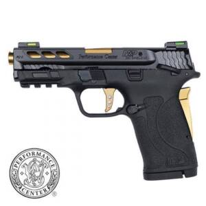 SMITH AND WESSON M&P380 PC 380ACP PORTED GOLD
