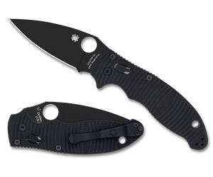 SPYDERCO MANIX 2 SALT MC 3.37" BLK