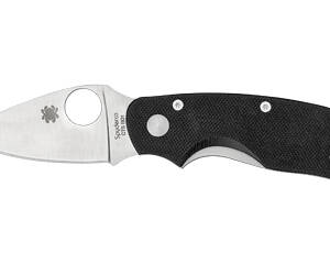 SPYDERCO CAT BLACK G-10 PLAINEDGE