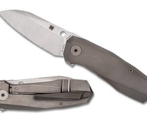 SPYDERCO TECHNO 3 TITANIUM GRY