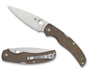 SPYDERCO NATIVE CHIEF 4.08" BRN CNVS