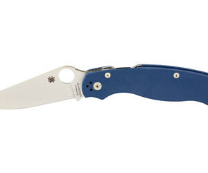 SPYDERCO MILITARY 2 G-10 4" BLUE