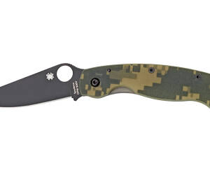 SPYDERCO MILITARY MODEL G-10 CAMO