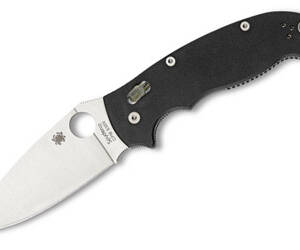SPYDERCO MANIX 2 XL BLK G10 PLNEDGE