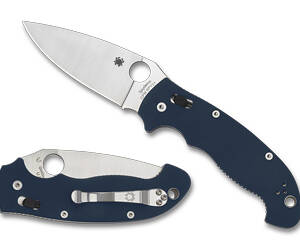SPYDERCO MANIX 2XL G-10 3.85" BLUE