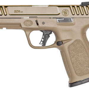 SW SD9 2.0 9MM 4 FDE W/EP3 PLUGS 16RD